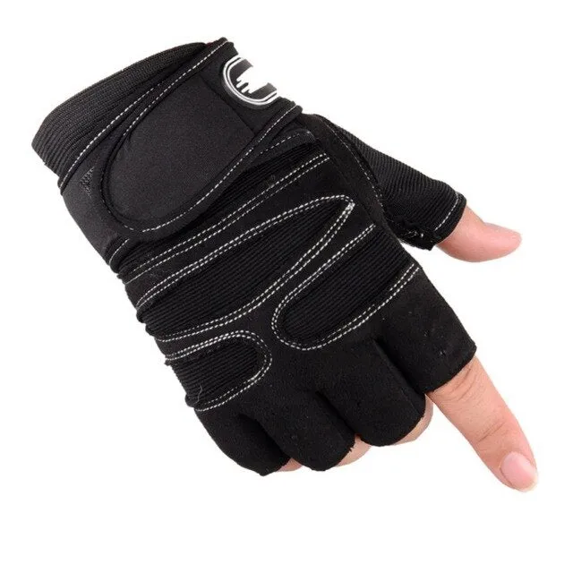 2017 Crossfit Sports Gloves Gym Body Building Dumbbells Exercise Training Wrist Fitness Weight Lifting Gloves Men Women