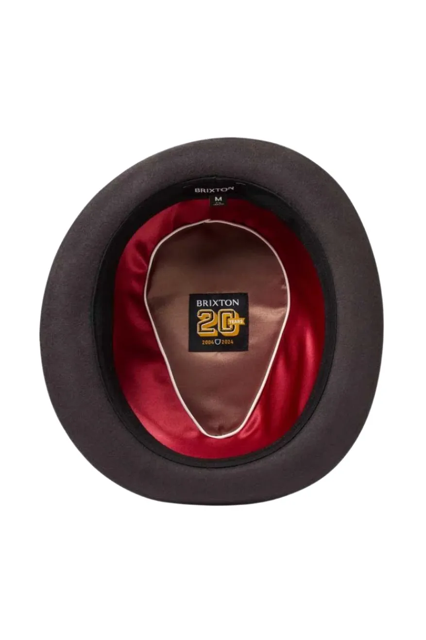 20th Anniversary Gain Fedora | Chocolate/Gold
