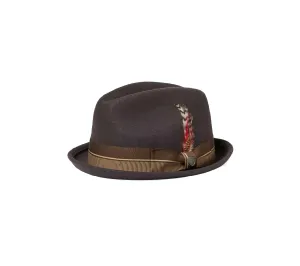 20th Anniversary Gain Fedora | Chocolate/Gold