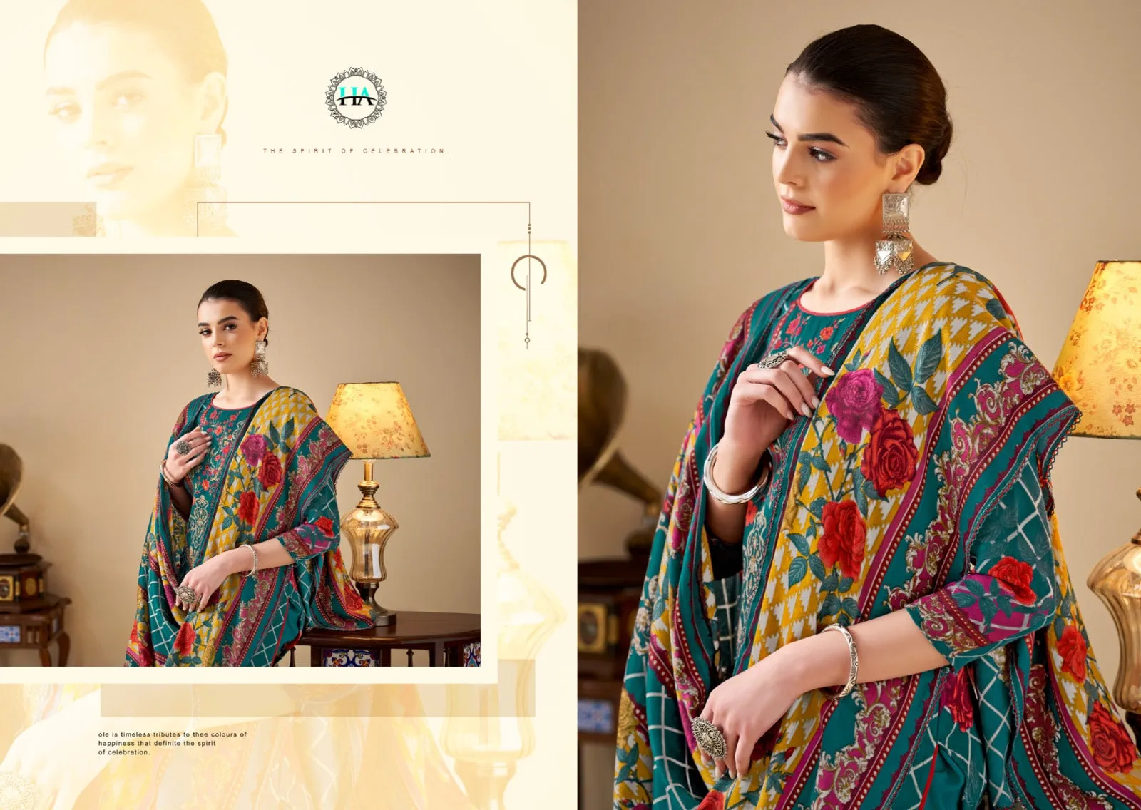 Alok Suits Jugni Pure Hand Weave Jeqaurd Embroidery Wholesale Salwar Kameez