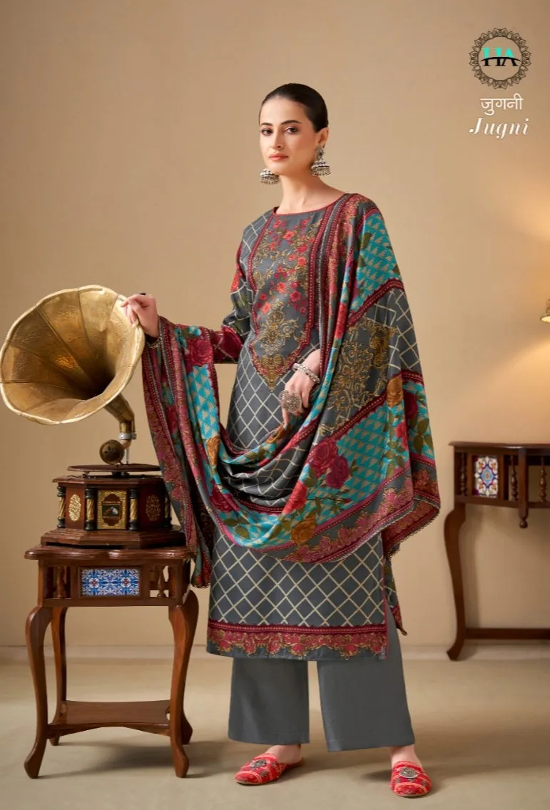 Alok Suits Jugni Pure Hand Weave Jeqaurd Embroidery Wholesale Salwar Kameez