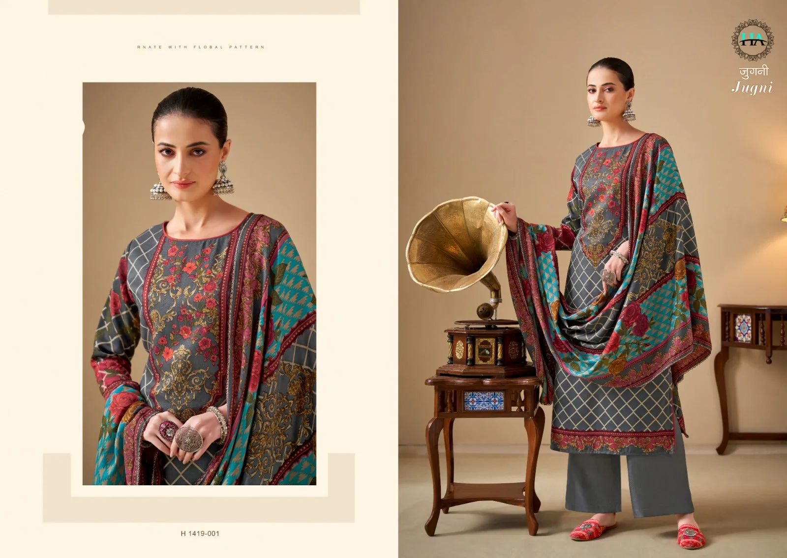 Alok Suits Jugni Pure Hand Weave Jeqaurd Embroidery Wholesale Salwar Kameez
