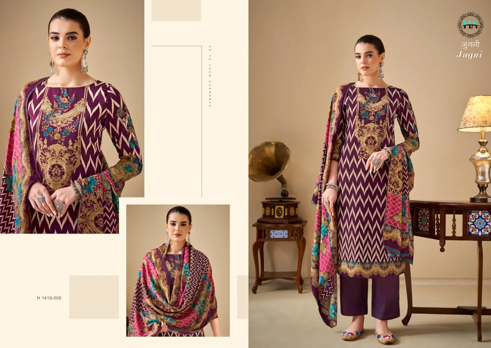 Alok Suits Jugni Pure Hand Weave Jeqaurd Embroidery Wholesale Salwar Kameez