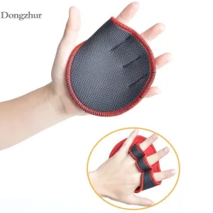 Anti Skid Weight Lifting Gloves Unisex Fitness Training Sports Dumbbell Grips Pads Gym Bench Press Exercises Hand Palm Protector