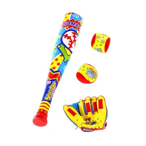 Baseball Bat Glove and Balls Suit Safety Colorful Sports Toy Set For Kids Childrens Toddler Boy Gifts