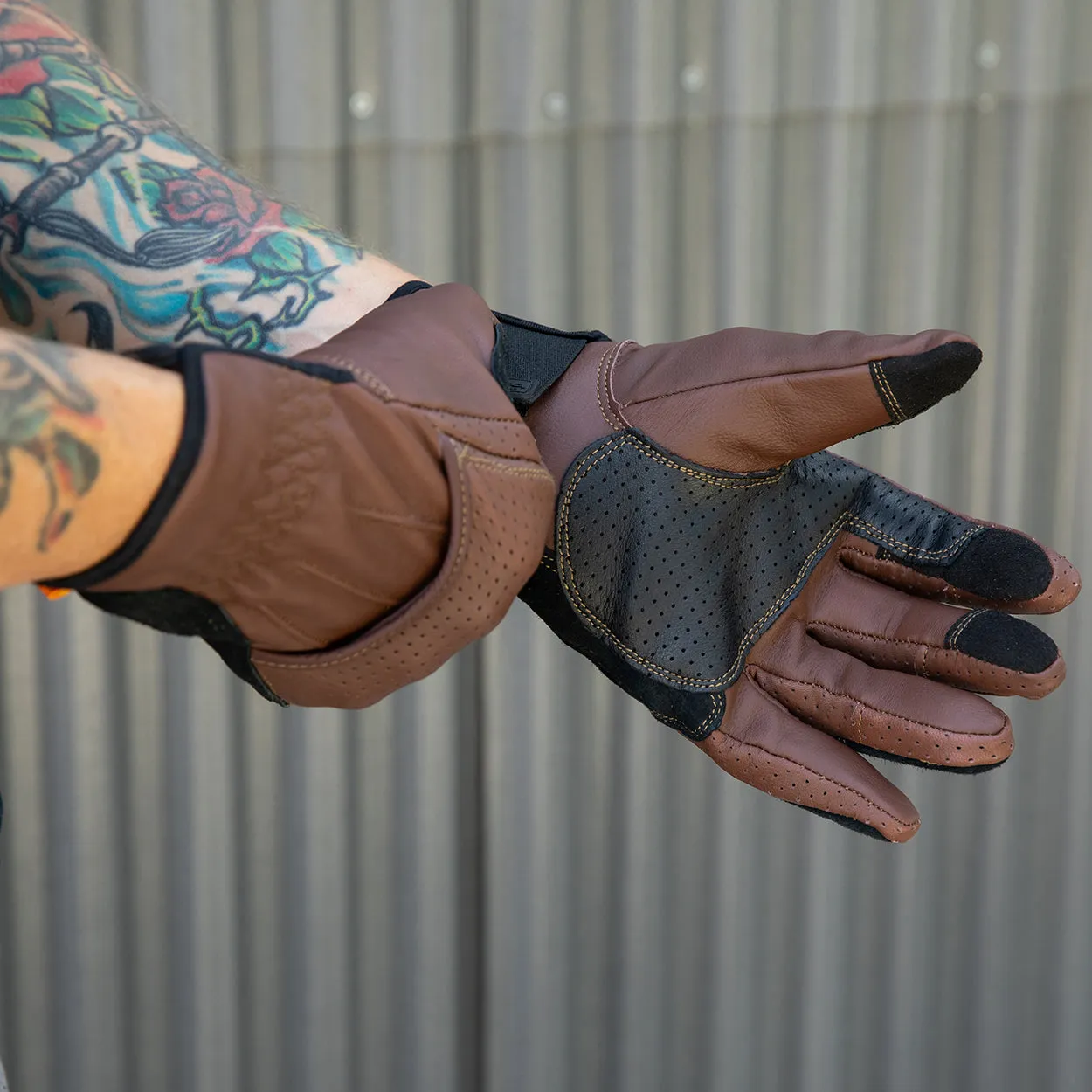 Borrego Gloves - Chocolate/Black