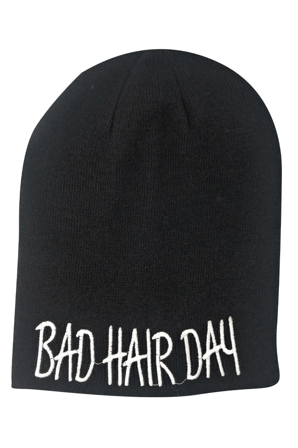 Casaba Warm Winter Beanies Bad Hair Day Embroidery Toboggan Caps Hats Men Women