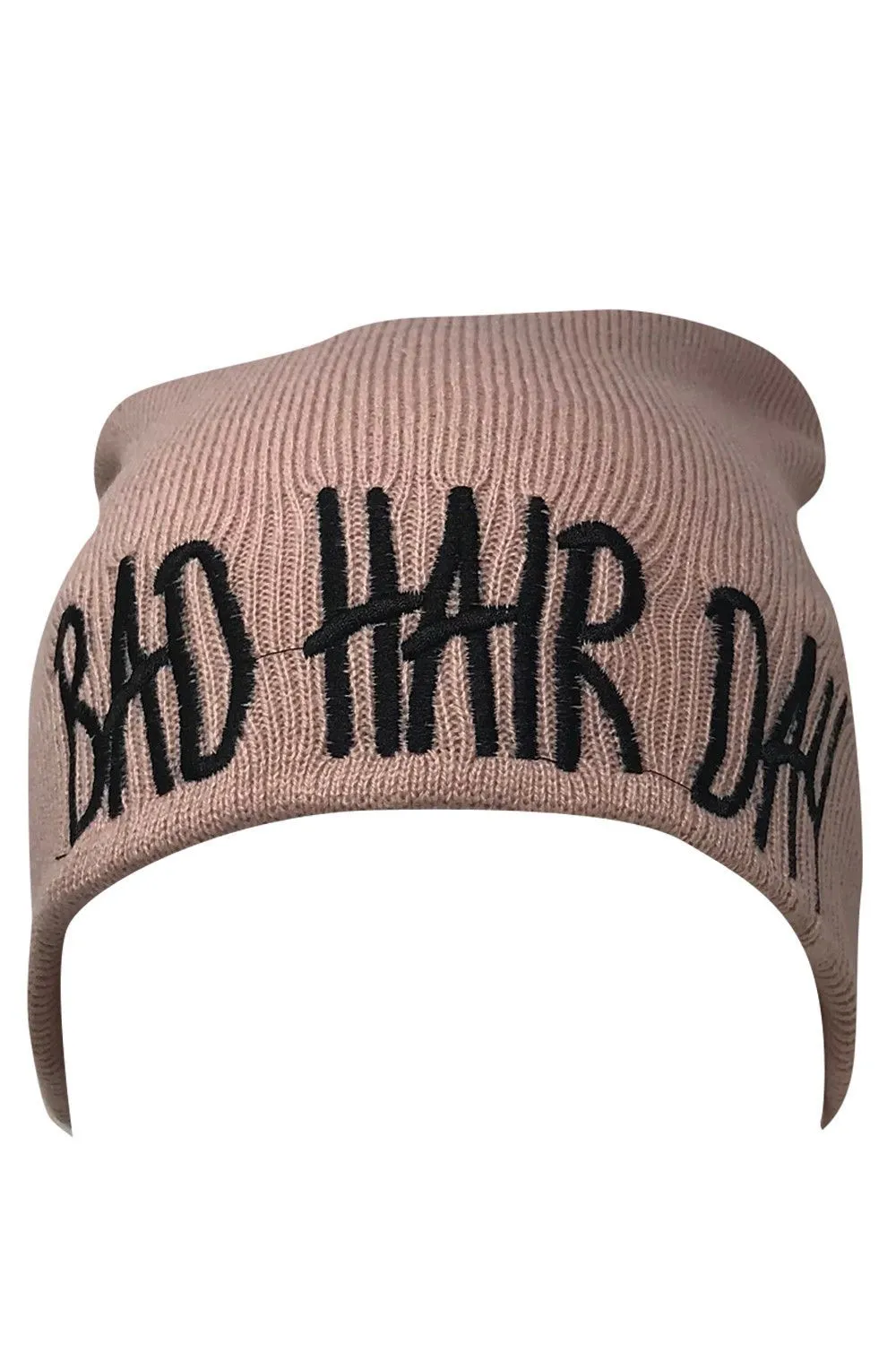 Casaba Warm Winter Beanies Bad Hair Day Embroidery Toboggan Caps Hats Men Women