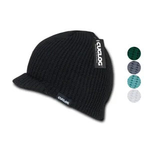 Cuglog Beanies Mckinley Waffle Knit Visor Caps Ski Snowboard Warm