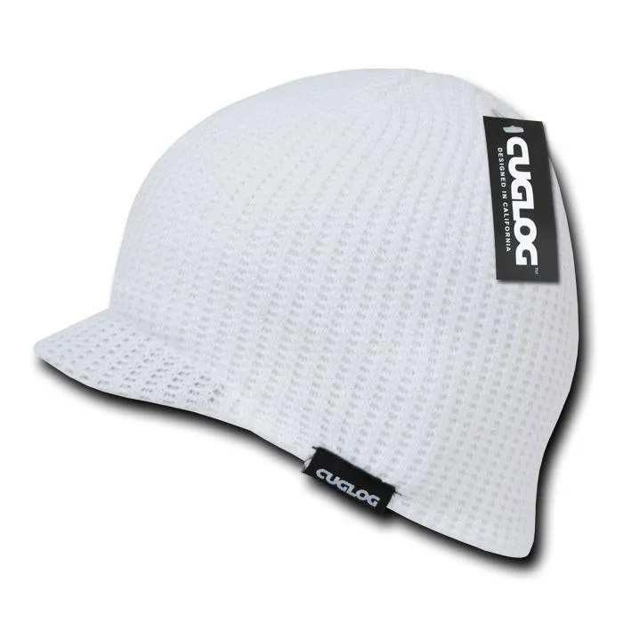 Cuglog Beanies Mckinley Waffle Knit Visor Caps Ski Snowboard Warm