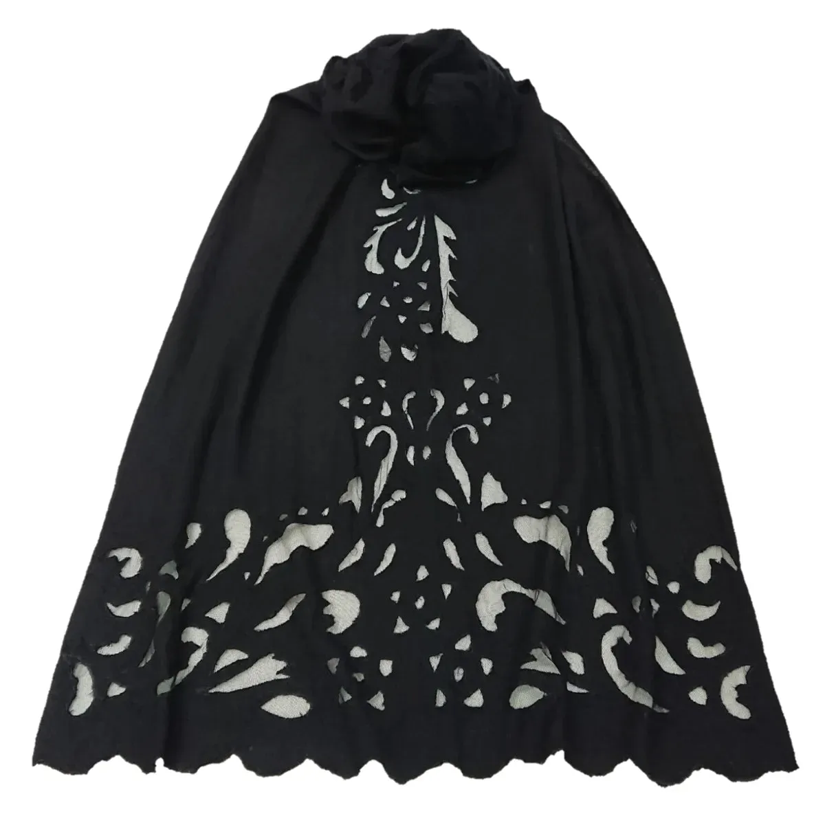 Cut-Out Design Pashmina Cashmere Stole