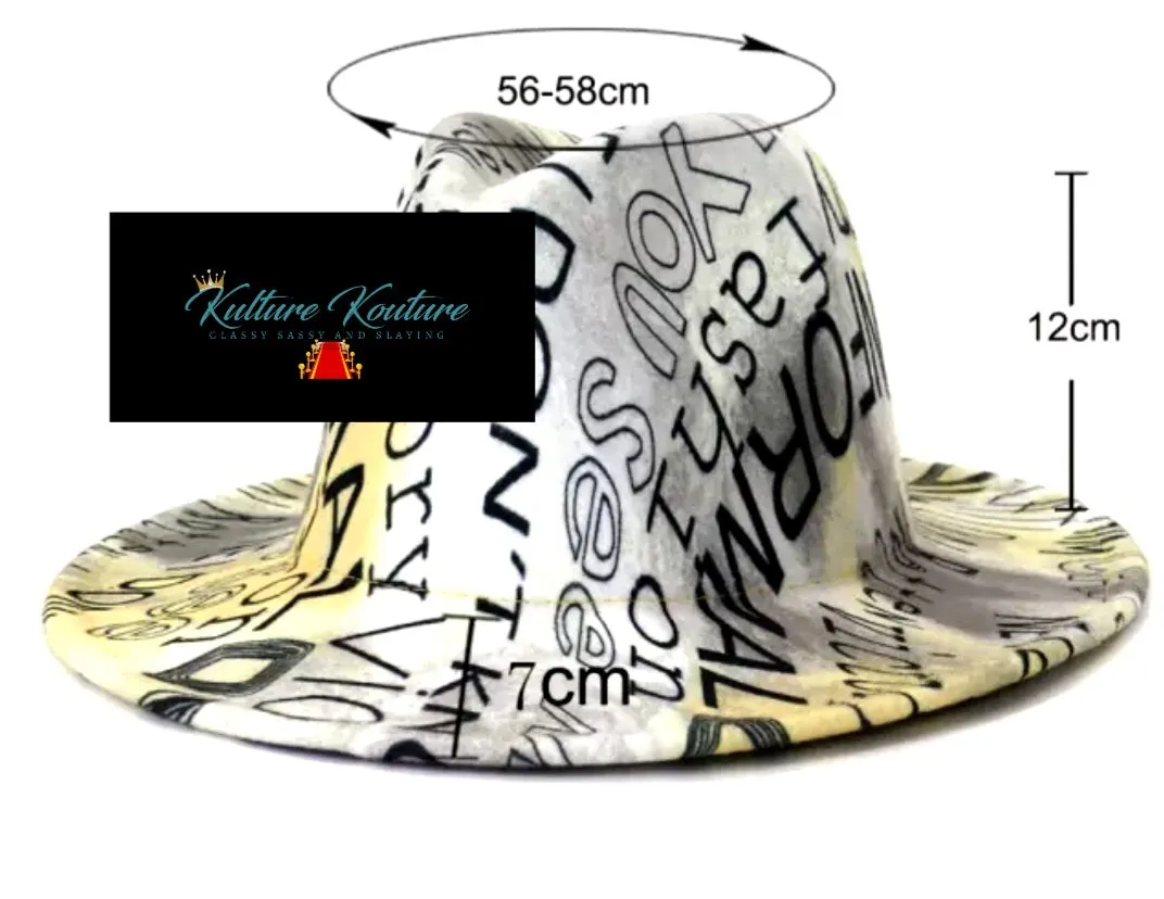 Dear Diary Unisex Fedora Hat