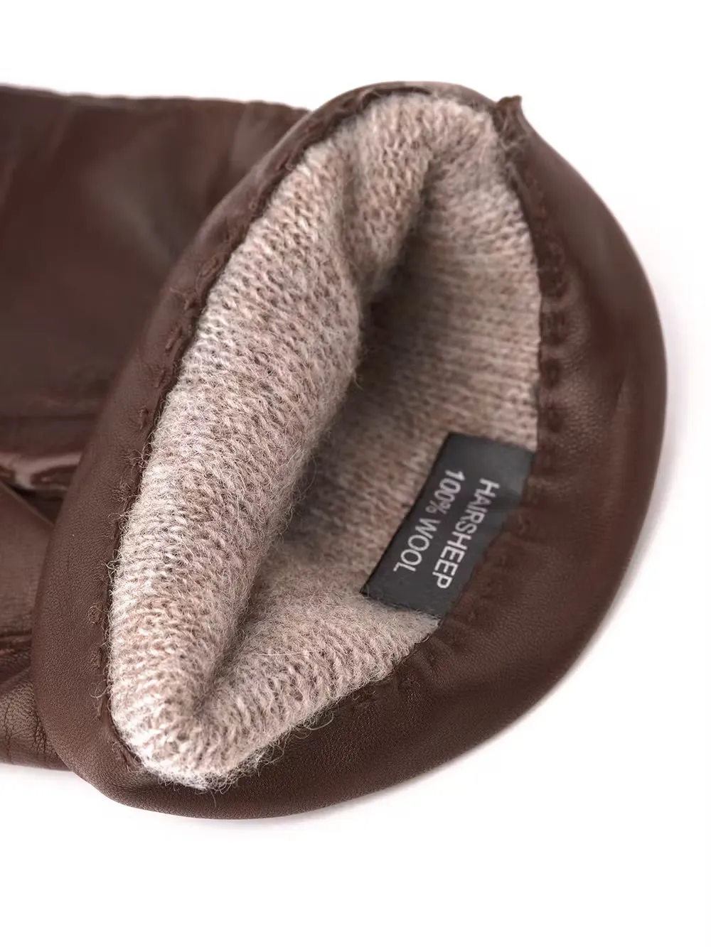 Edward Chestnut Leather Gloves