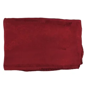 Elie Saab Scarf Maroon Tonal Design - Silk Shawl FINAL SALE