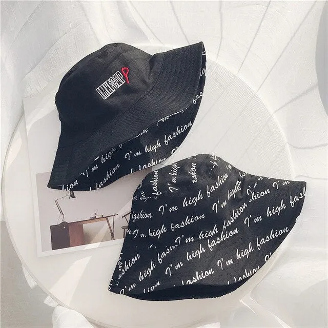 Fashion Bucket Hat Man Outdoor Sports Hip Hop Cap