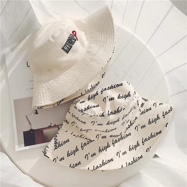 Fashion Bucket Hat Man Outdoor Sports Hip Hop Cap