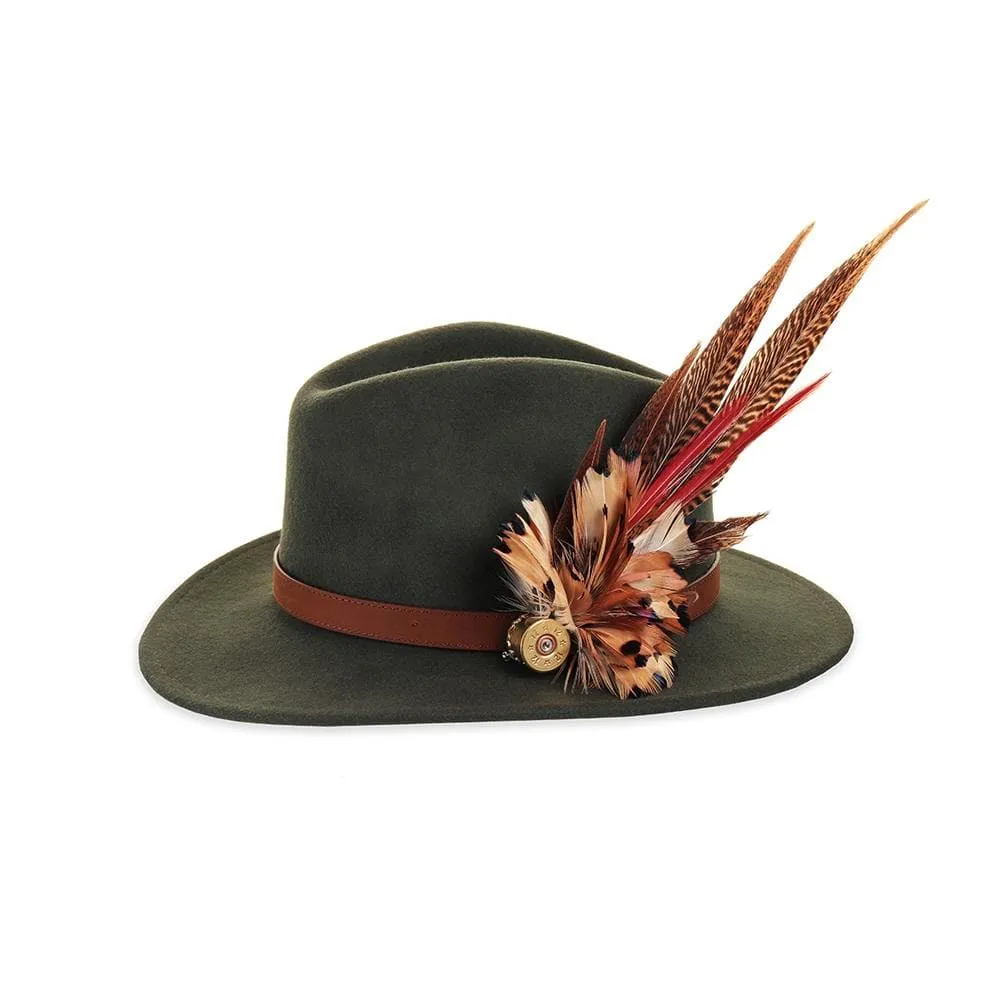 Felt Fedora - Olive