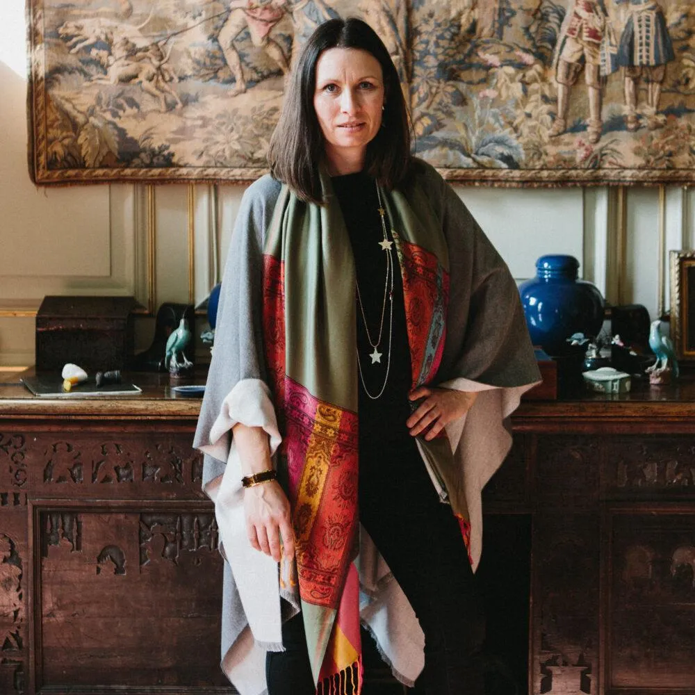 Khaki Seville Scarf