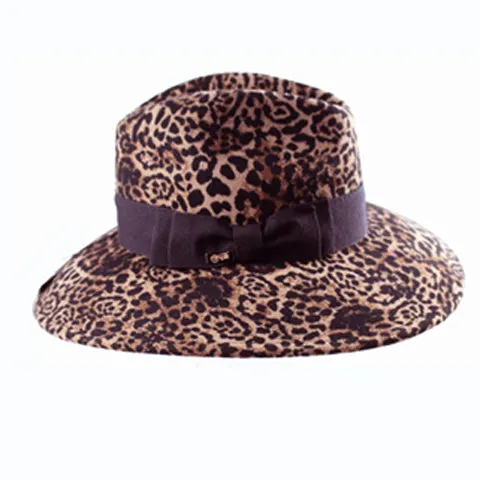 Leopard Print Fedora