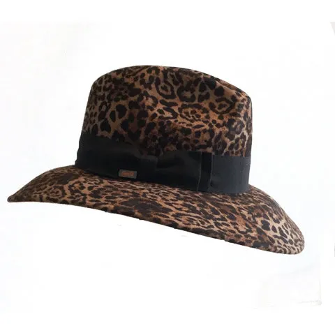 Leopard Print Fedora