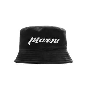 Marni Embroidered Bucket Hat 'Black'
