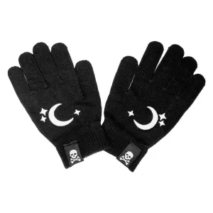 Moon & Stars Winter Knit Gloves