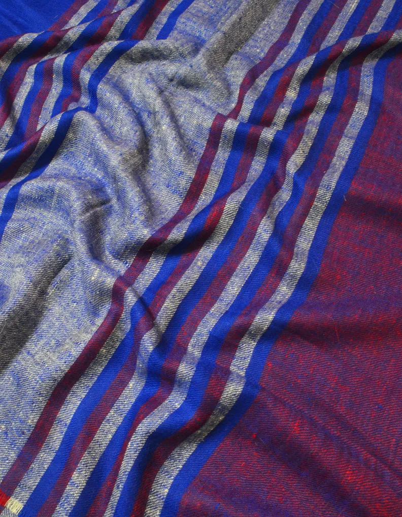 Multicoloured Pashmina Striped Pattern Wrap 5624