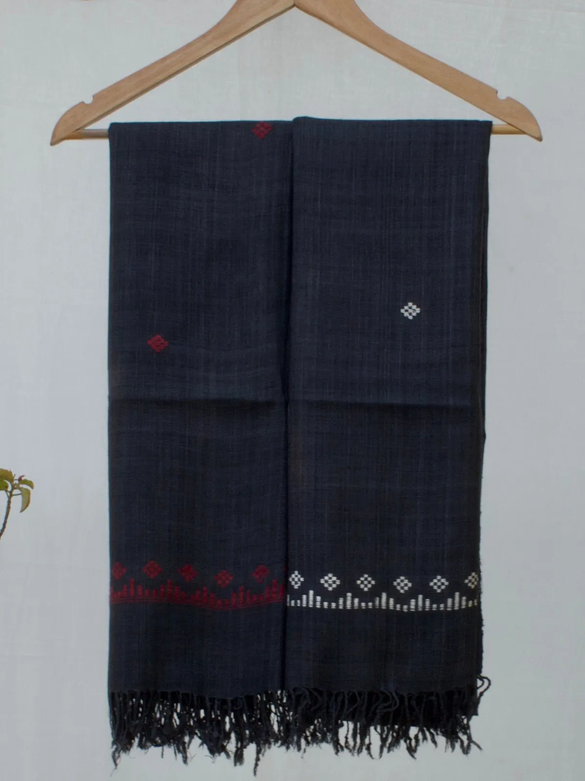 Peace Silk Scarf Grey