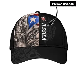 Personalized 3D full printed Puerto Rico Cap Hat, Puerto Rico Hats