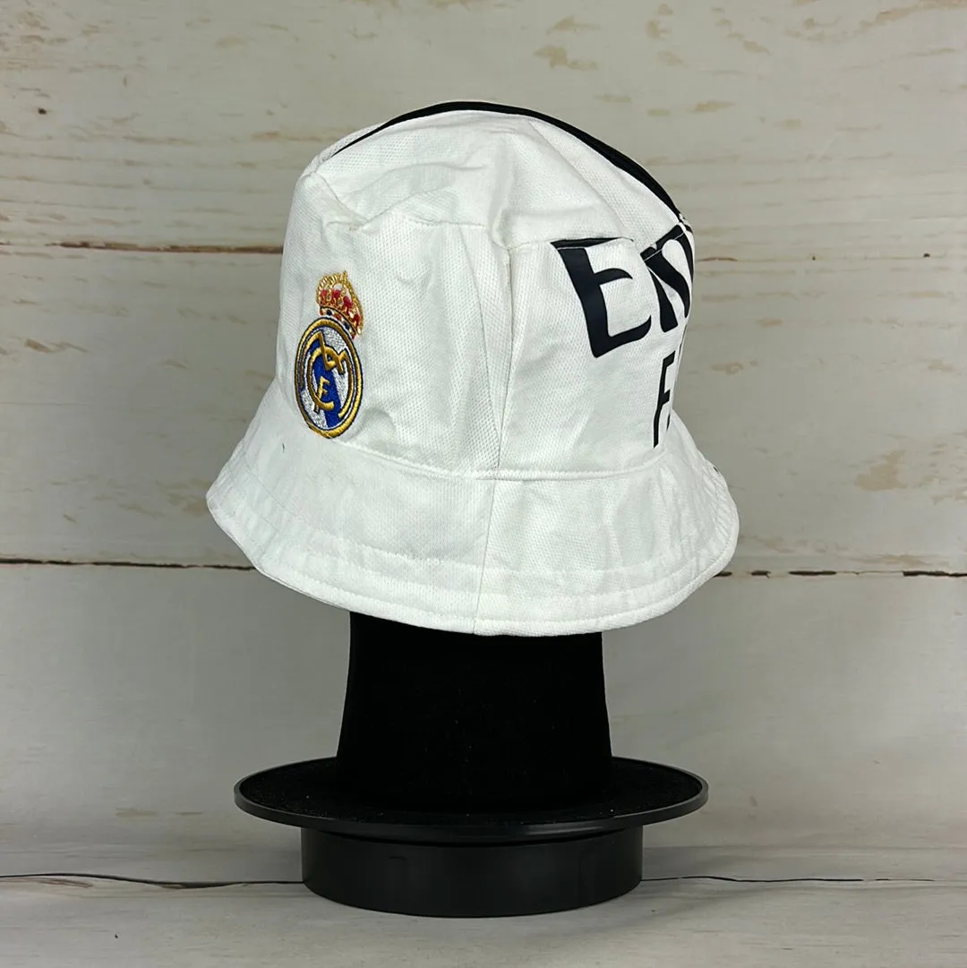 Real Madrid 2023-2024 Upcycled Home Shirt Bucket Hat