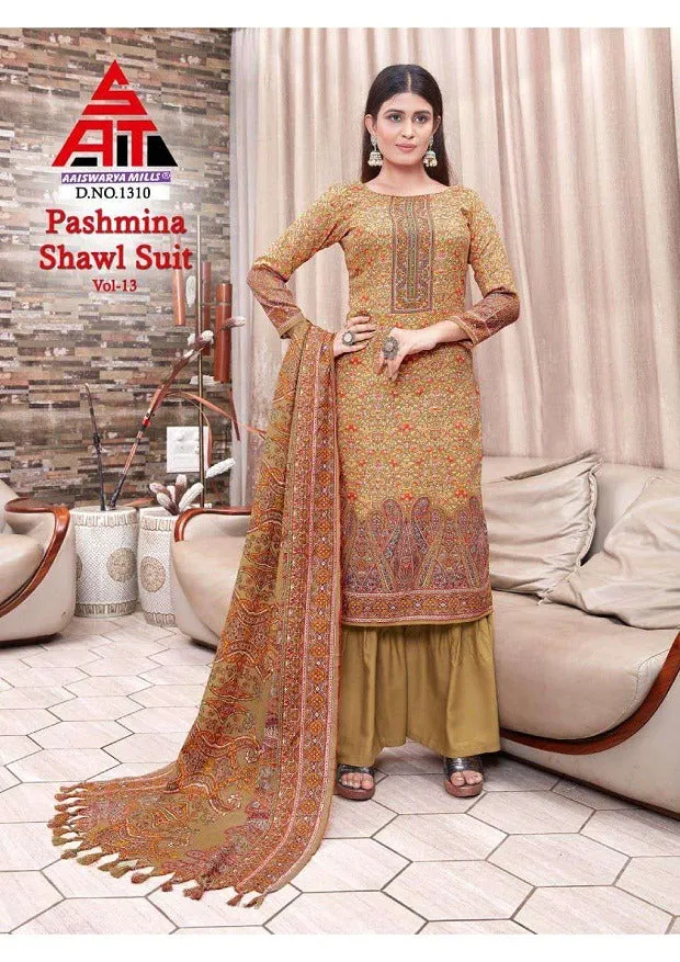 Sat Pashmina Vol 13 Dress Material (375x10)