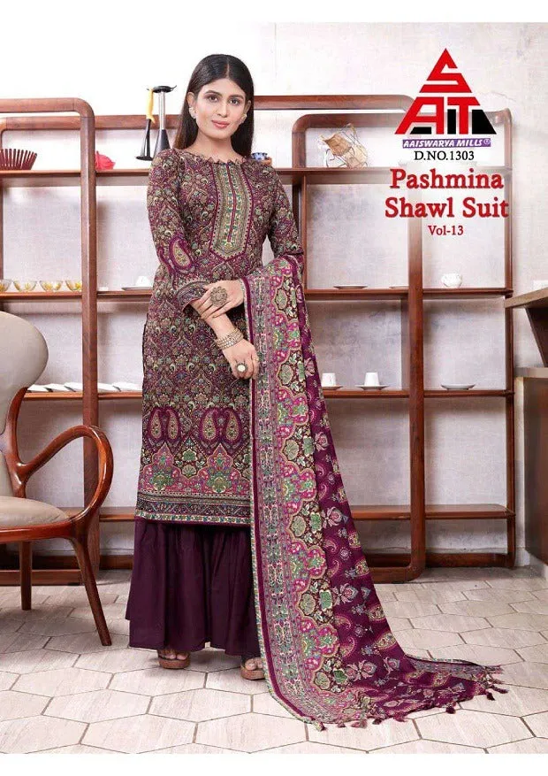 Sat Pashmina Vol 13 Dress Material (375x10)