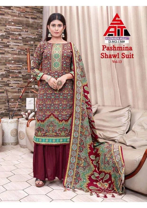 Sat Pashmina Vol 13 Dress Material (375x10)