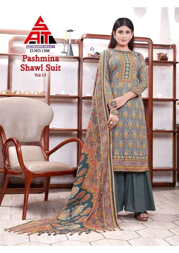 Sat Pashmina Vol 13 Dress Material (375x10)