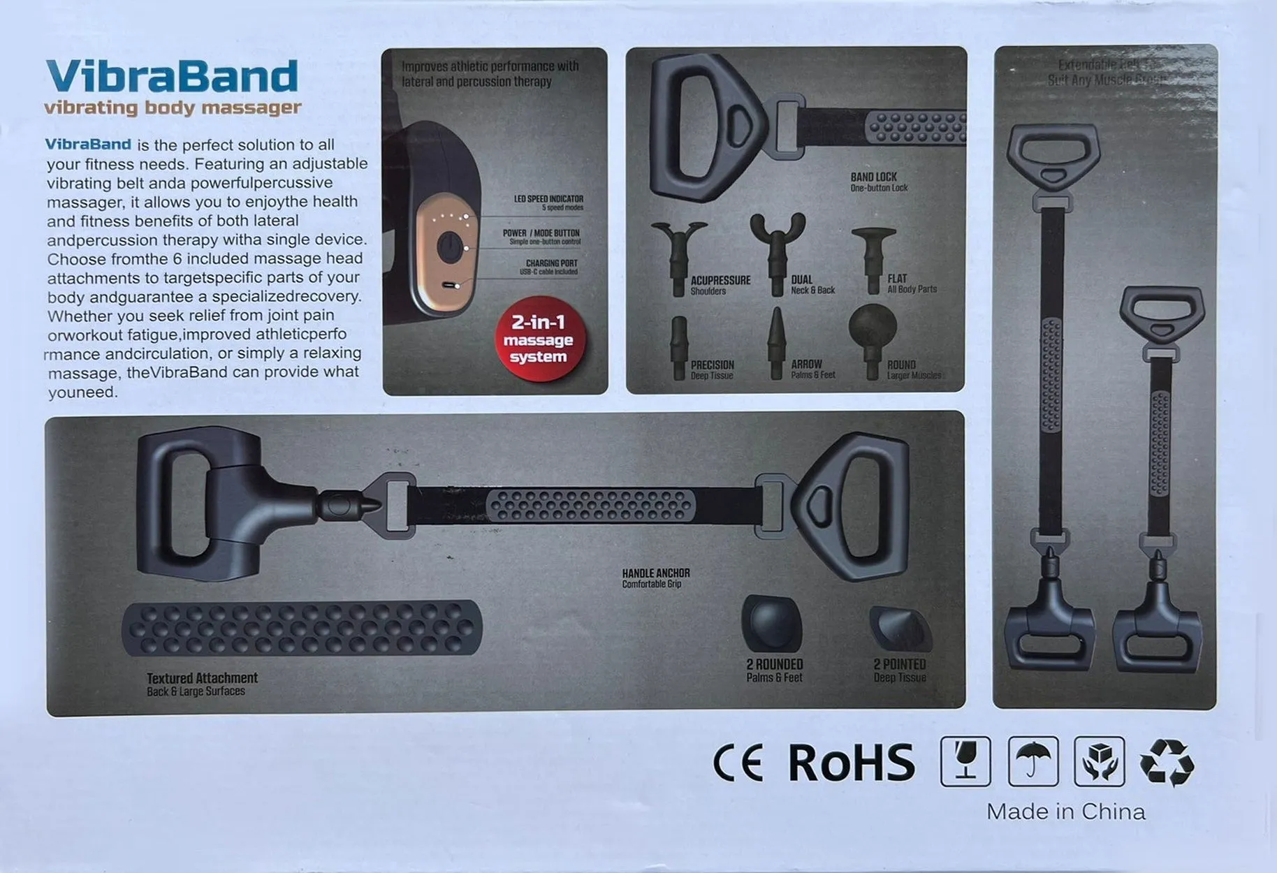 VibraBand Vibrating Body Massager SL-888