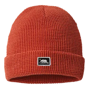Waffle Beanie - Embroidered Surfbear Patch